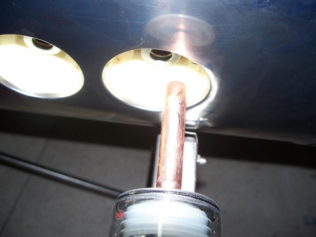 Colocación del tubo de Heat Pipe